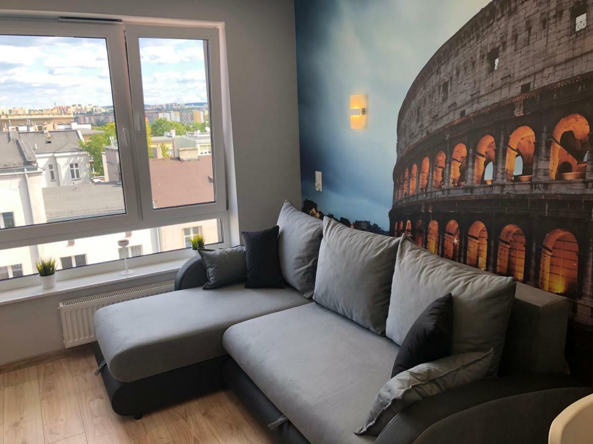 Klimatyzowany Apartament Roma Z Garazem Podziemnym Kielce Buitenkant foto